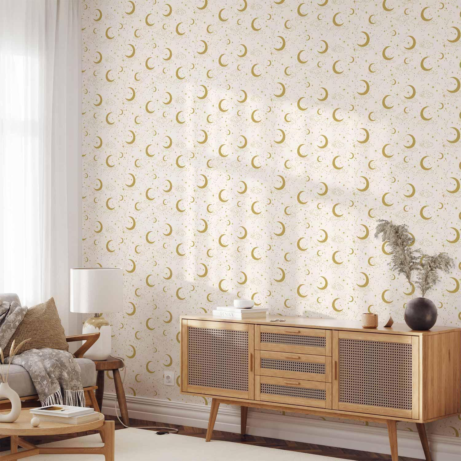 Premium Fade-Resistant Moonlit Nights Wallpaper