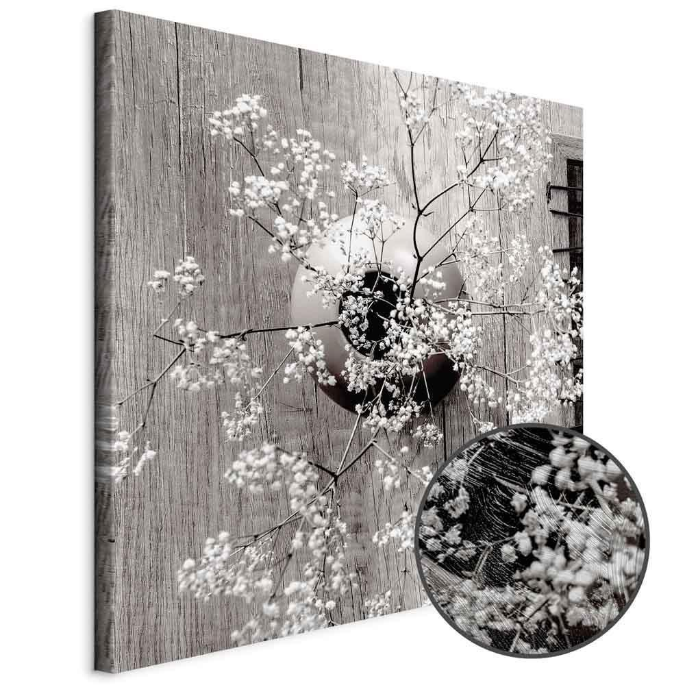 Dried Flowers Square Canvas Art