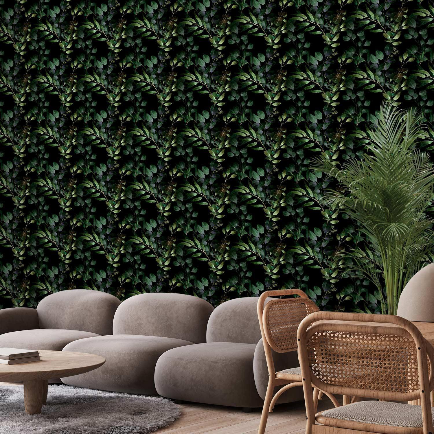 Premium Fade-Resistant Green Precision Wallpaper
