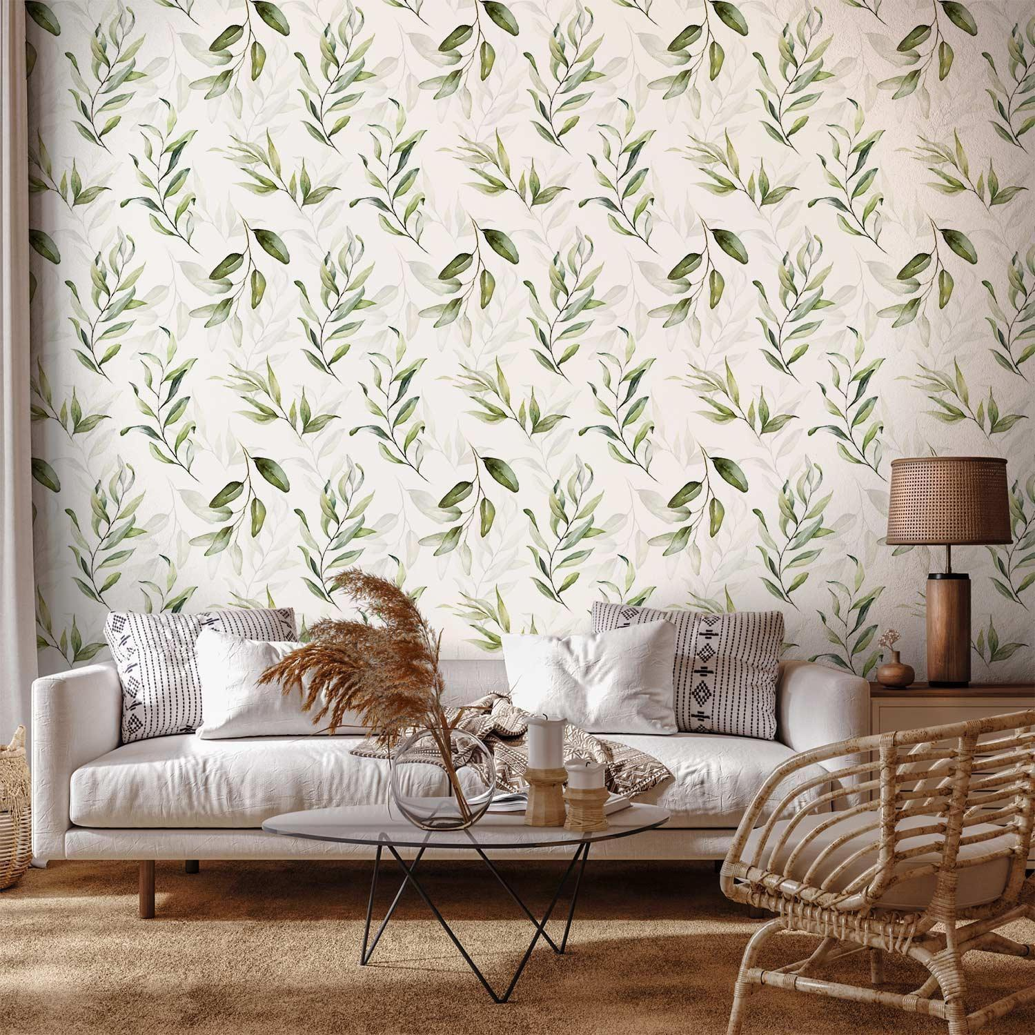 Premium Fade-Resistant Natural Grace Wallpaper