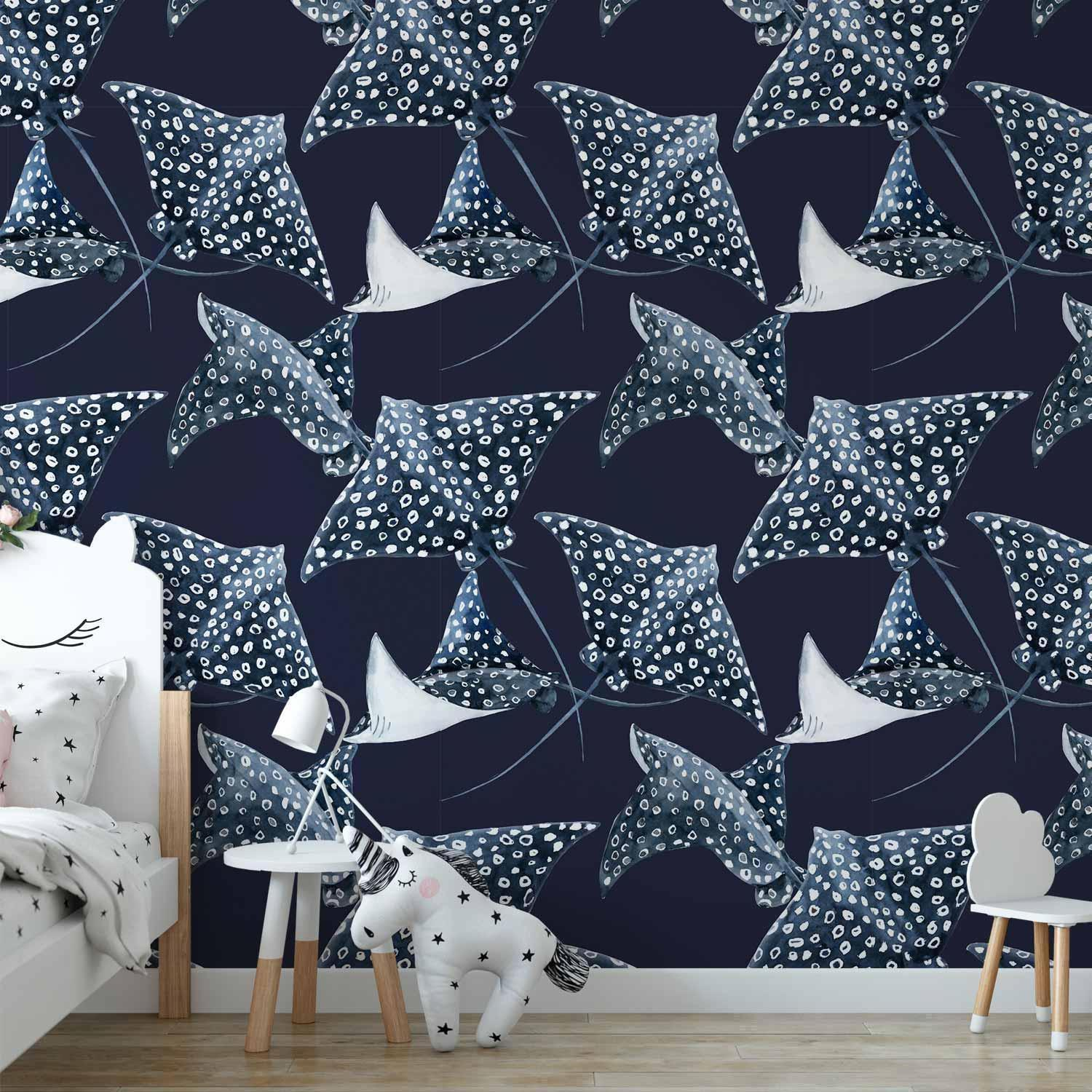 Premium Fade-Resistant Underwater Dance Wallpaper