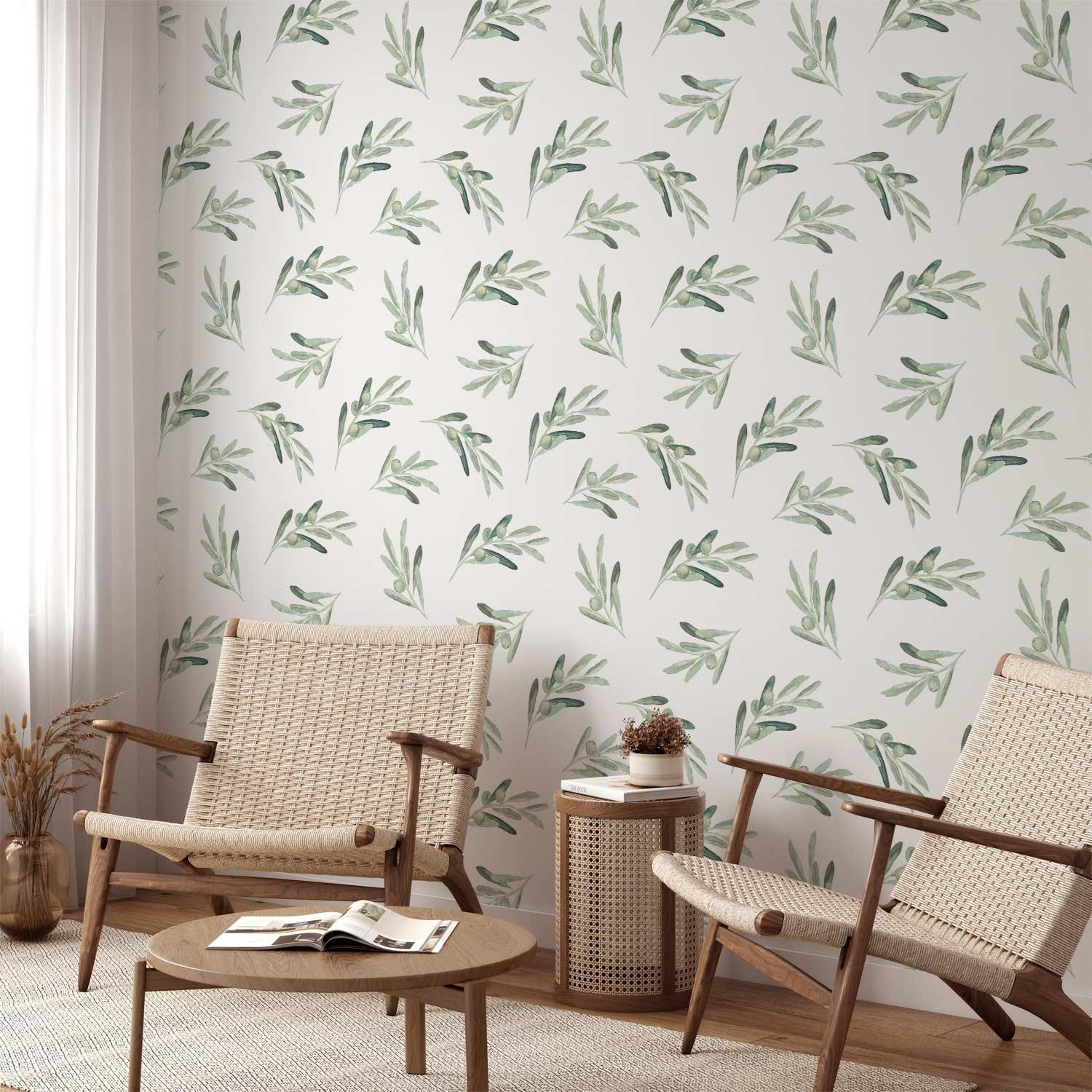 Premium Fade-Resistant Olive Dance Wallpaper