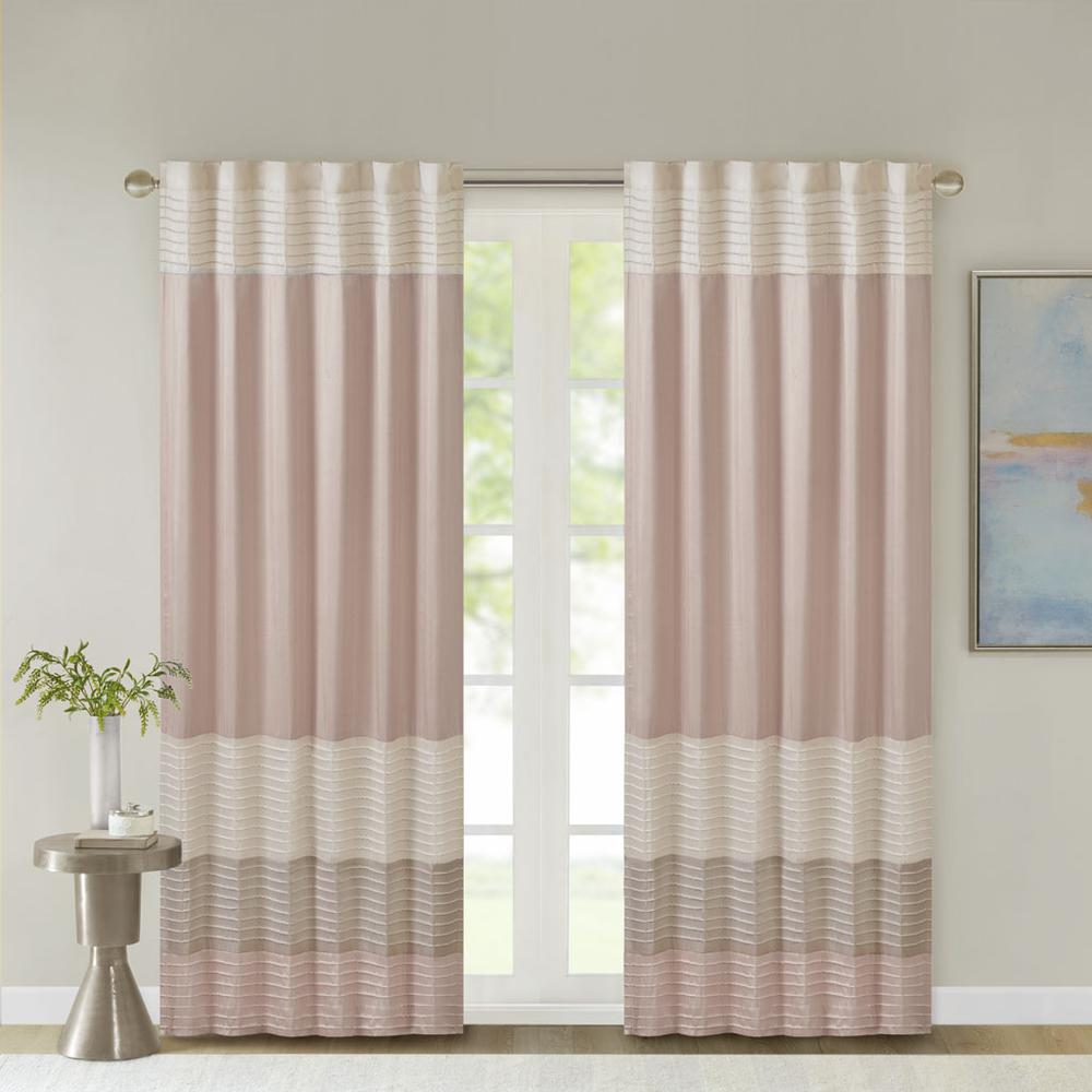 Polyoni Pintuck Curtain Panel