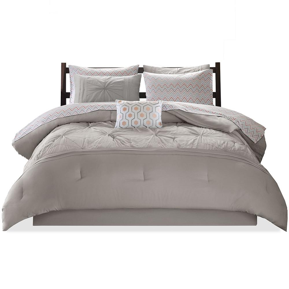 Plaid Comforter Set with Bed Sheets