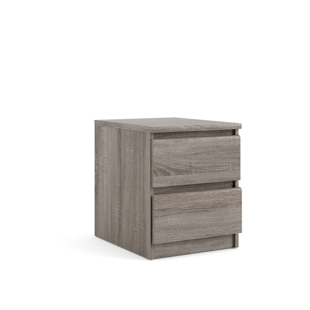 Scottsdale 2 Drawer Nightstand, Truffle Oak
