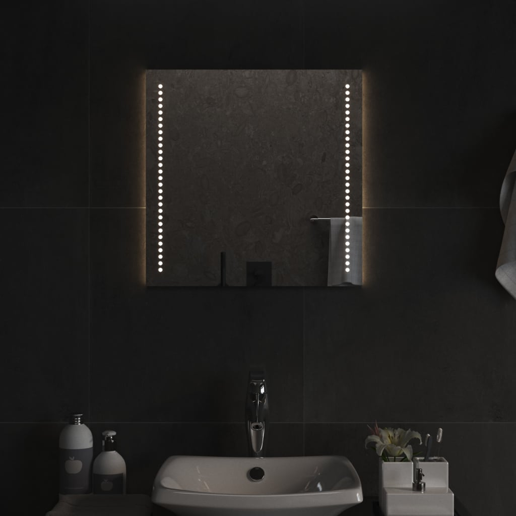 vidaXL LED Bathroom Mirror 50x50 cm