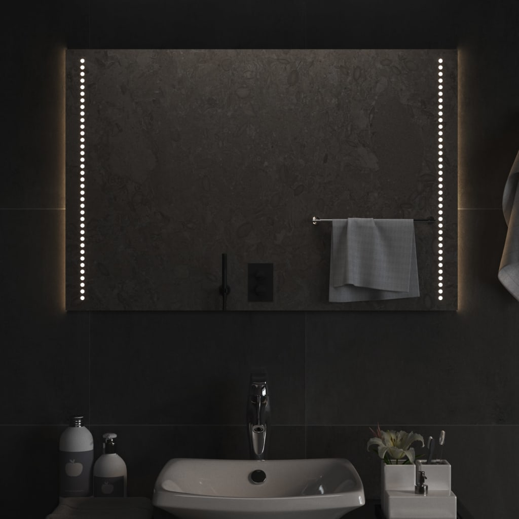vidaXL LED Bathroom Mirror 60x90 cm
