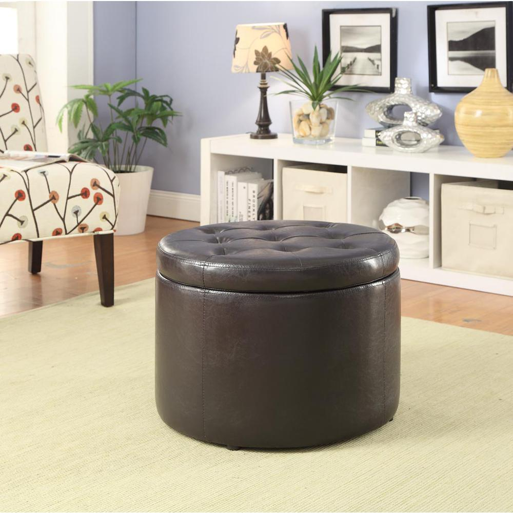 Designs4Comfort Round Shoe Ottoman