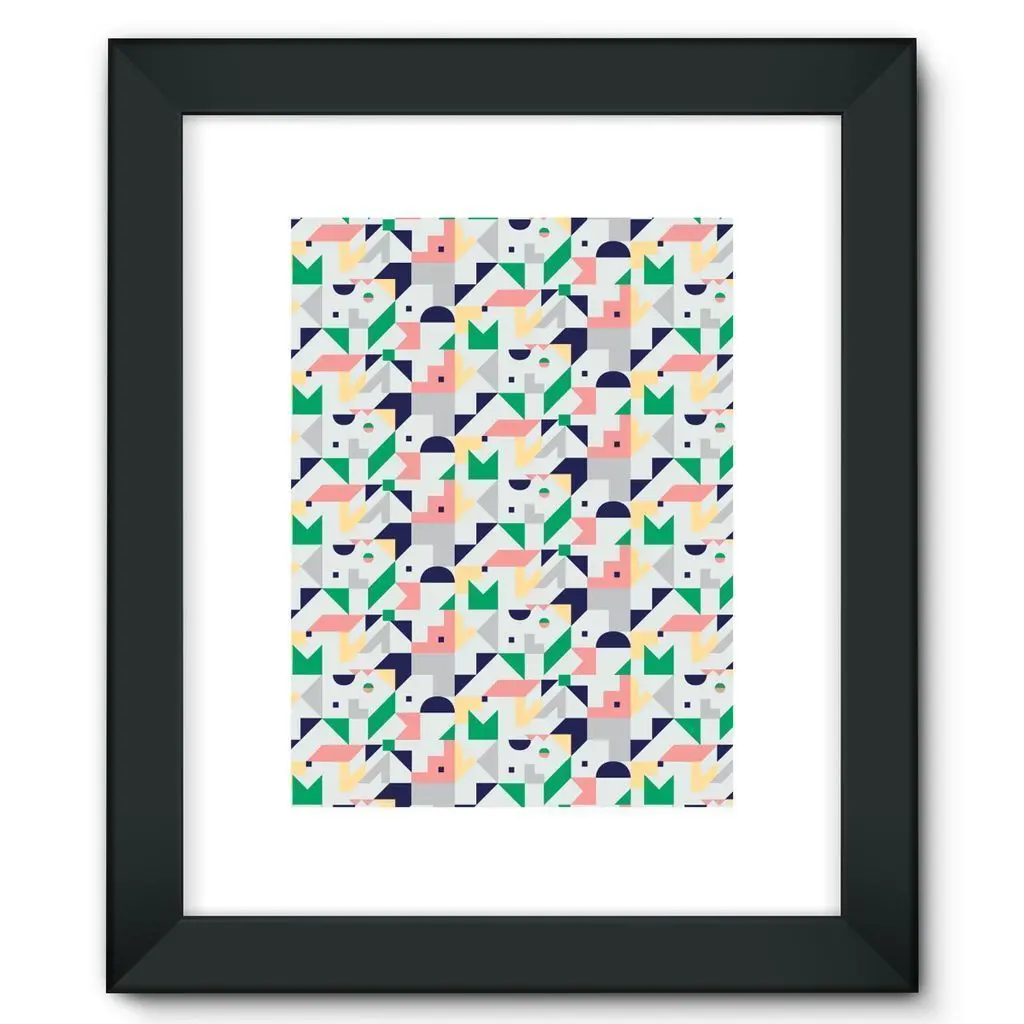 Pattern 46 Framed Fine Art Print