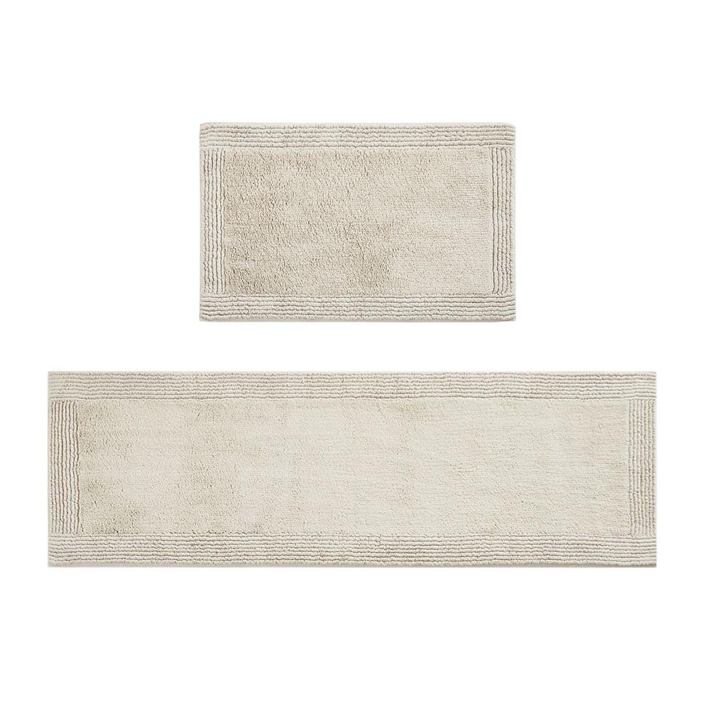 100% Cotton Tufted 3000 GSM Reversible Bath Rug