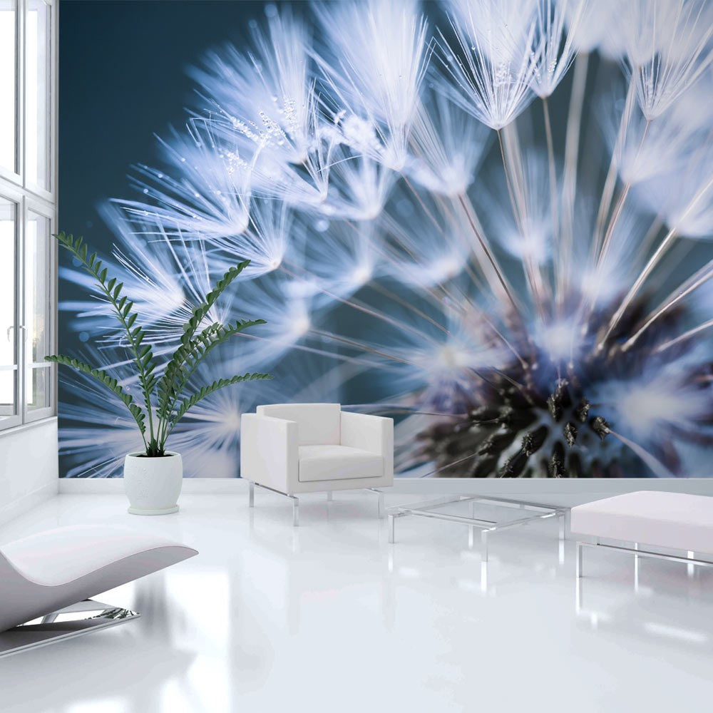 Dandelion Wall Mural Wallpaper – Delicate Floral Design on Premium Non-Woven Material