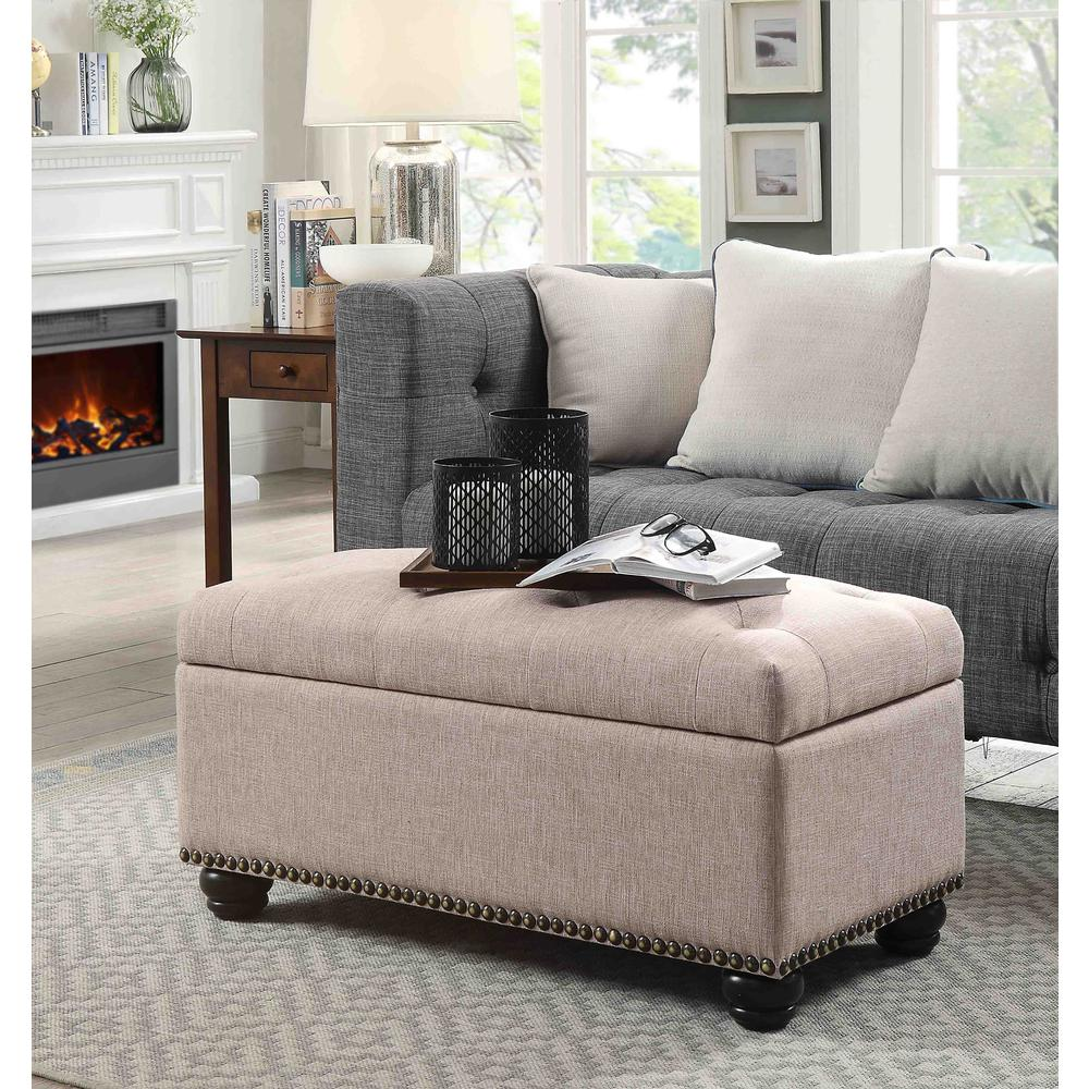 Designs4Comfort 7th Avenue Storage Ottoman Bench