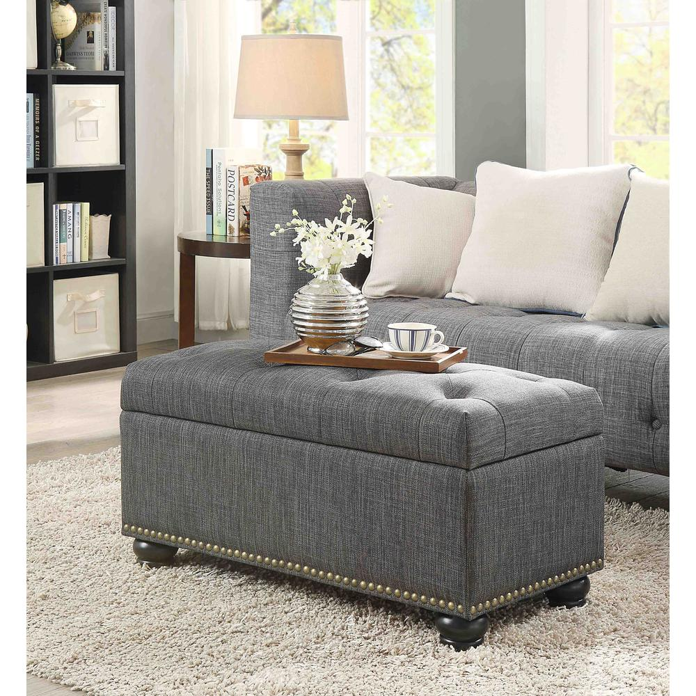 Designs4Comfort 7th Avenue Storage Ottoman Bench