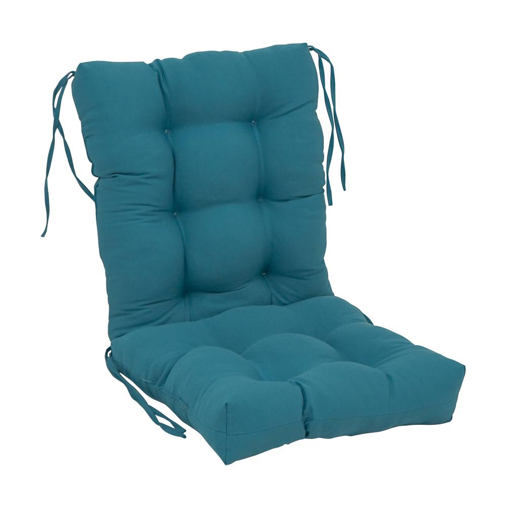 18-inch by 38-inch Solid Twill Tufted Chair Cushion