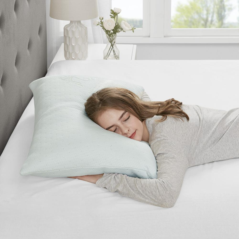 Shredded Memory Foam Pillow with Rayon from Bamboo Blend Cover