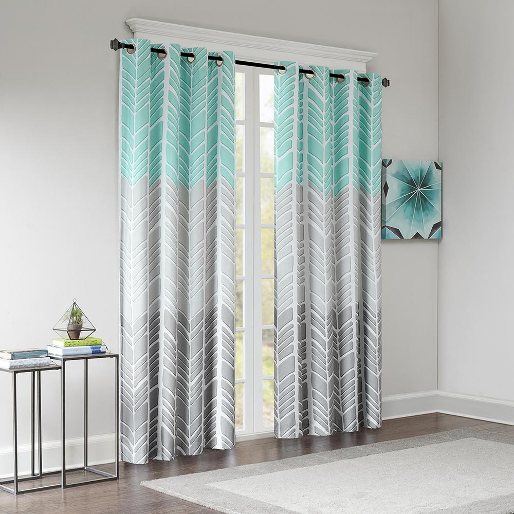 Printed Total Blackout Curtain Panel