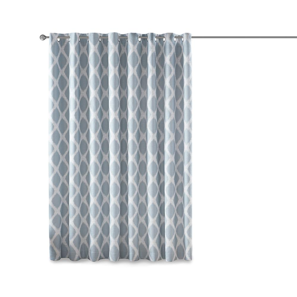 Printed Ikat Blackout Patio Curtain
