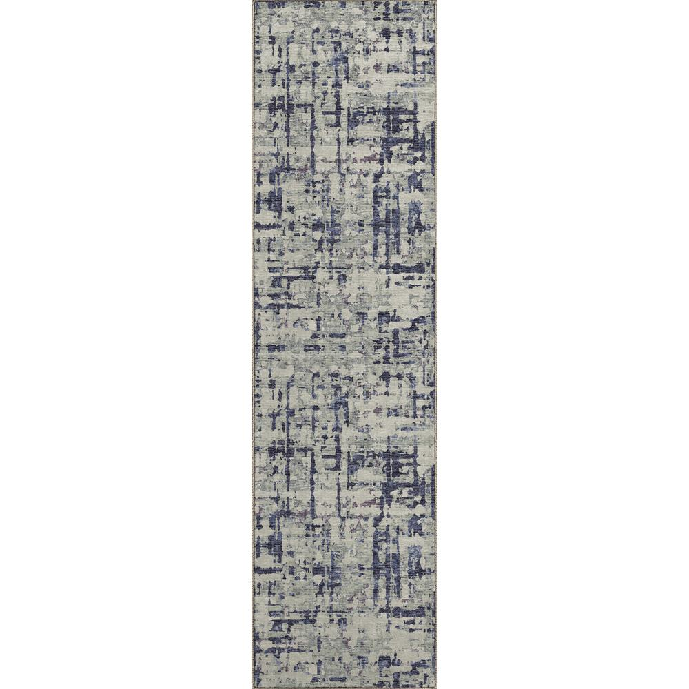 Brisbane BR5 Eggplant 2'3" x 7'6" Runner Rug