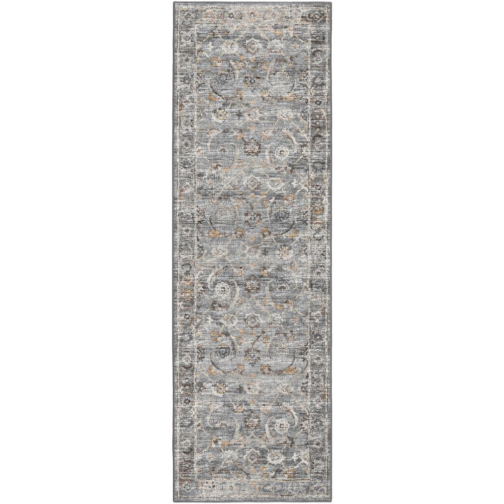 Jericho JC4 Silver 2'6" x 8' Runner Rug