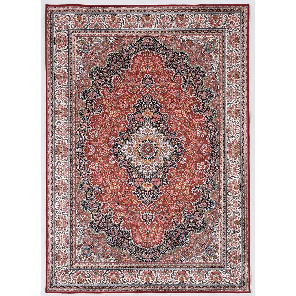 Emerald Sanlin Red & Ivory 6.7x9.7, Rug