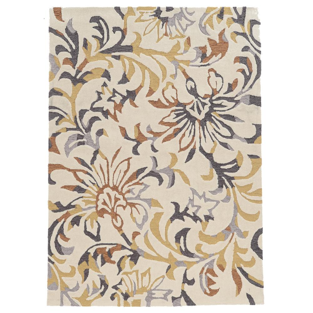 Trio Branches Ivory & Multi 8x10, Rug