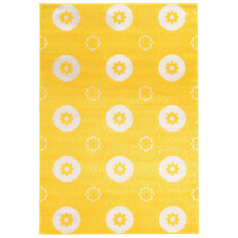 Prisma Karma Yellow 5.3x7.6, Rug