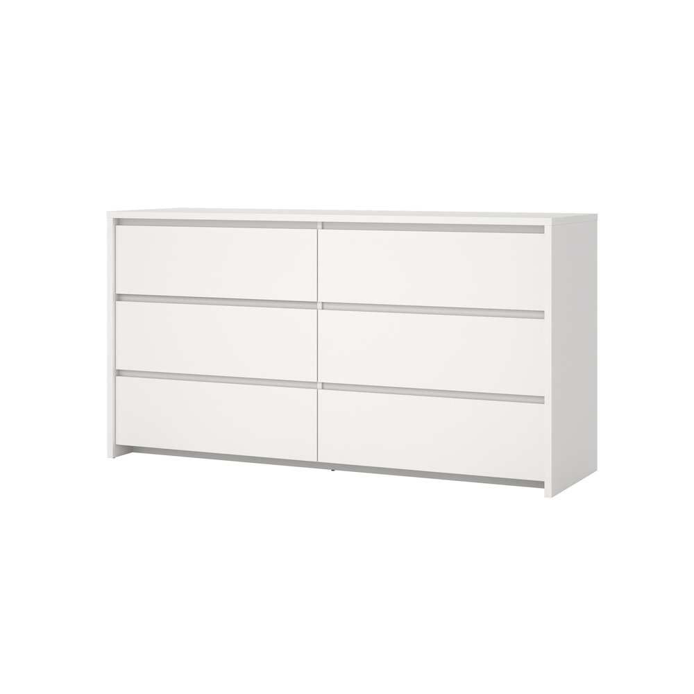 Next 6 Drawer Double Dresser, White