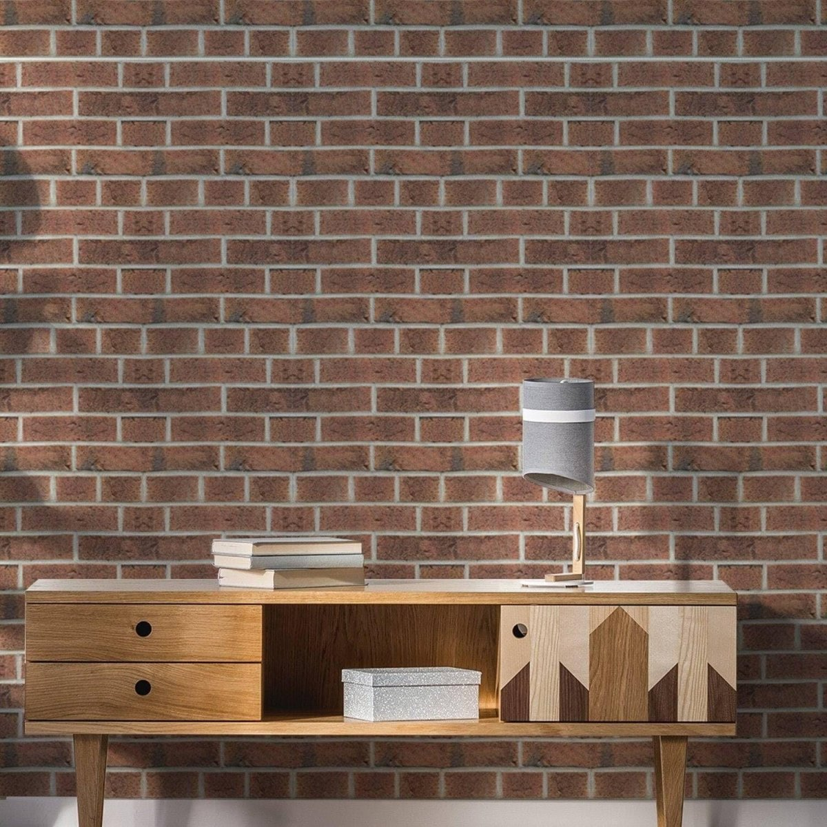 3D Stone Wall Vinyl Wallpaper - Easy Peel & Stick Self-Adhesive Wall Covering