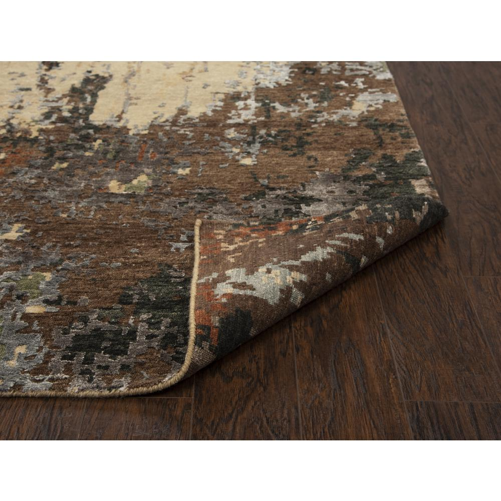 Hand Knotted Cut Pile Wool/ Viscose Rug, 10' x 14'