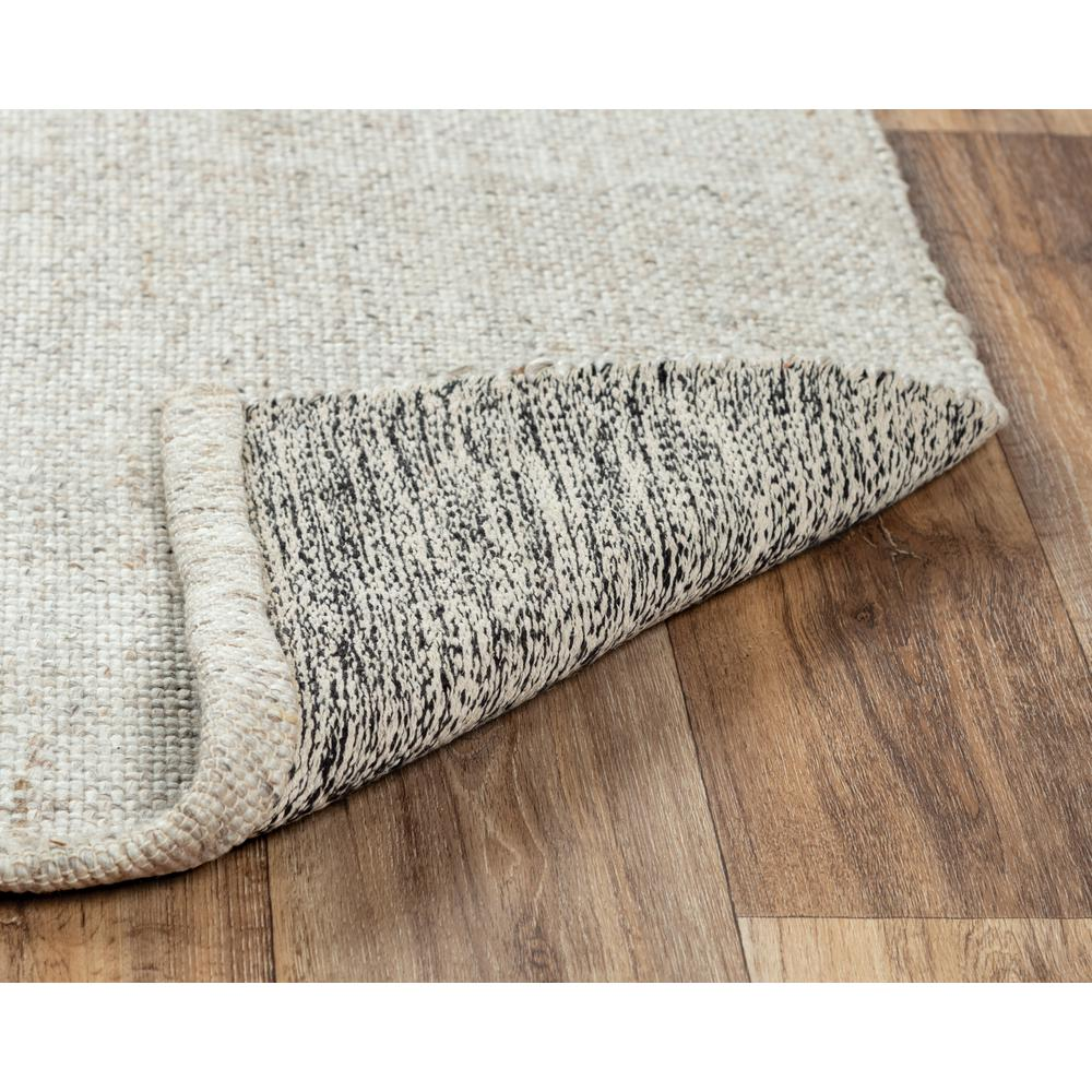 Hand Woven Flat Weave Pile Wool/ Polyester Rug, 7'6" x 9'6"