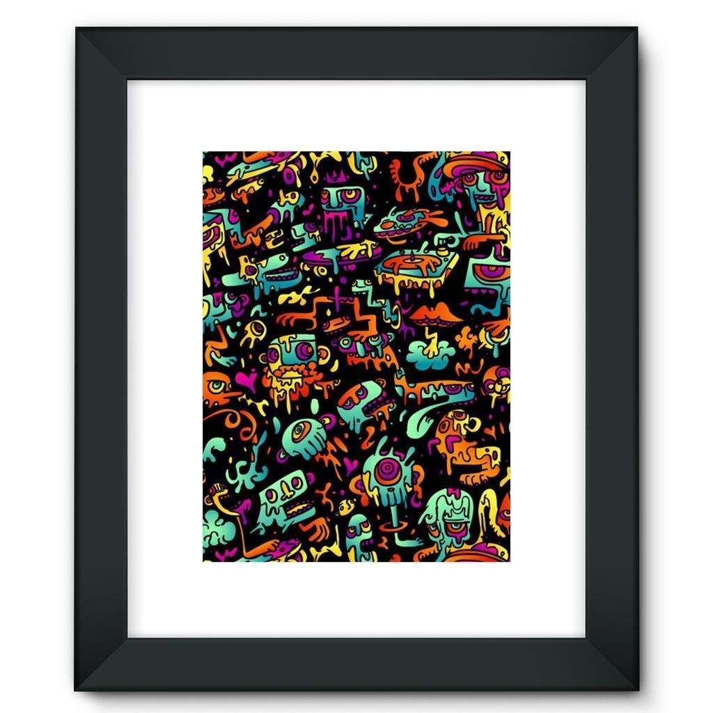 Pattern 38 Framed Fine Art Print