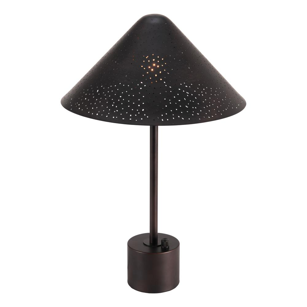 Cardo Table Lamp – Bronze with USB Charging