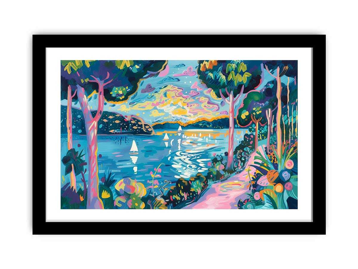 River Framed Art for Wall – Premium Wall Framed Art