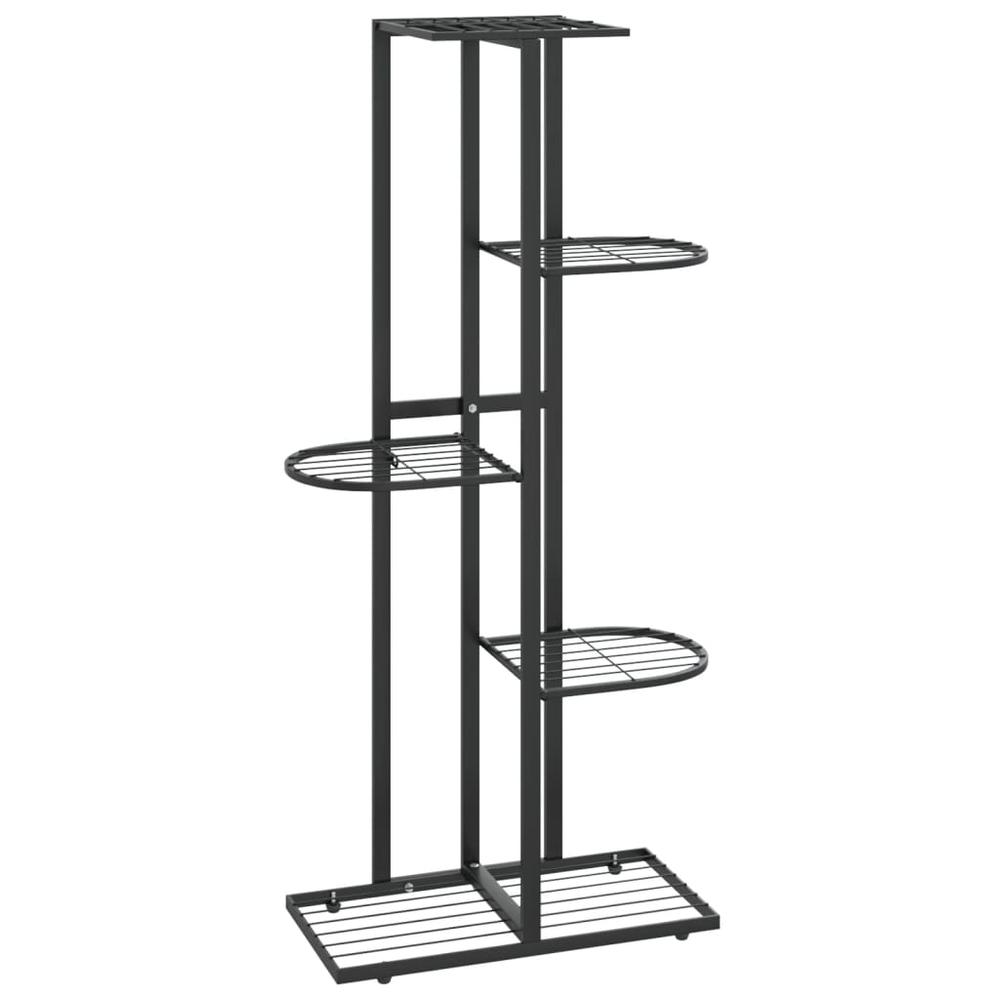 Plant Stand Black Metal Medium Durable Plant Stand