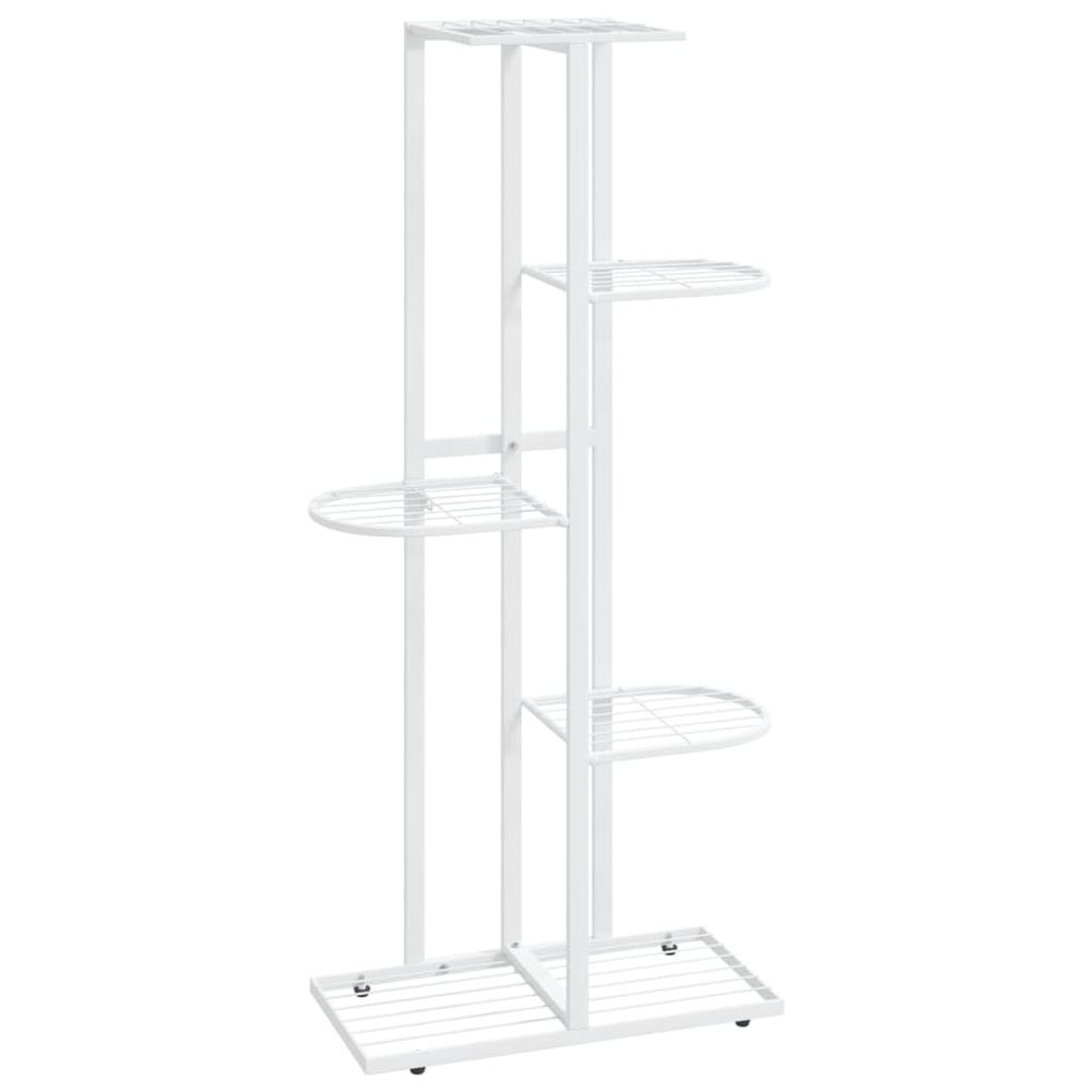 Plant Stand White Metal Shelving Plant Stand Rectangular