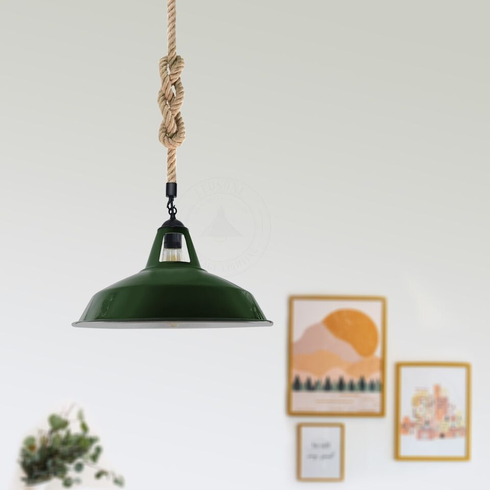 Ceiling Lights Hemp Rope ~2136