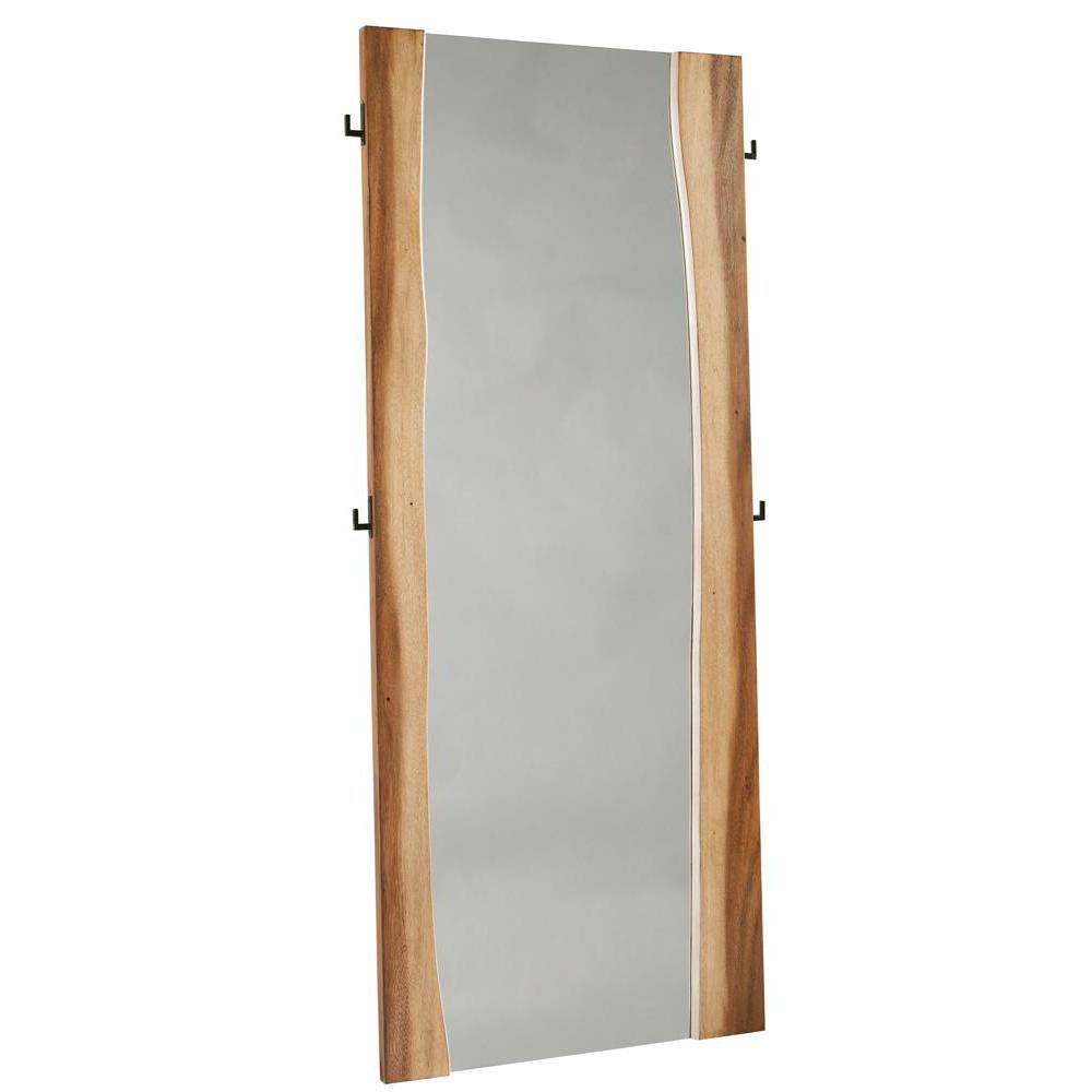 Winslow 31 x 76 Inch Standing Floor Mirror Smokey Walnut