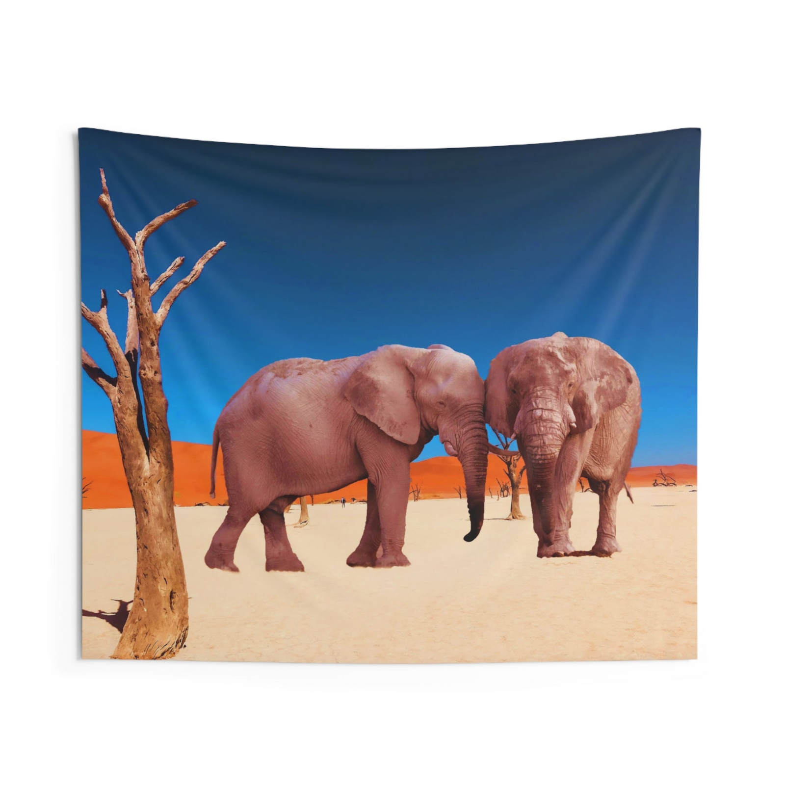 Africa Elephant Wall Tapestry – Premium Polyester Wall Hanging