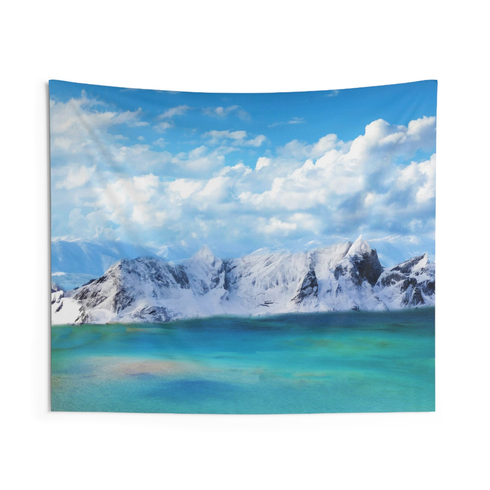Pangong Lake Wall Tapestry – 100% Polyester Decorative Wall Tapestry