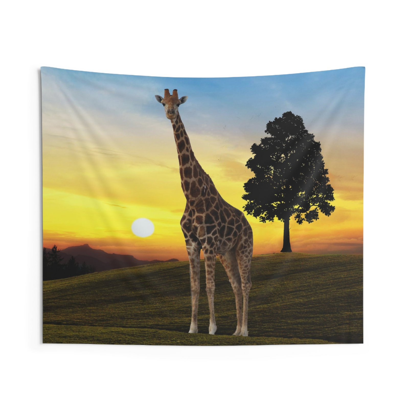 Giraffe Wall Tapestry – 100% Polyester Decorative Wall Tapestry