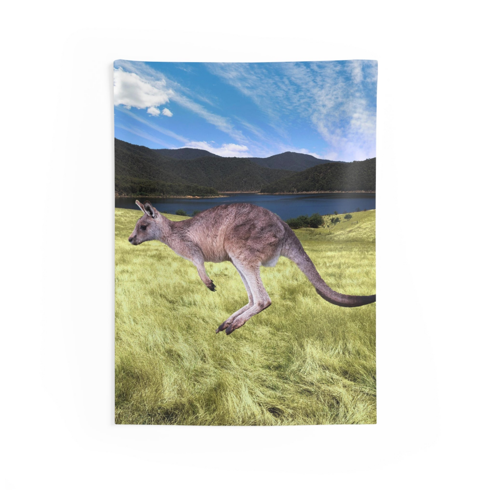 Kangaroo Wall Tapestry – 100% Polyester Decorative Wall Tapestry
