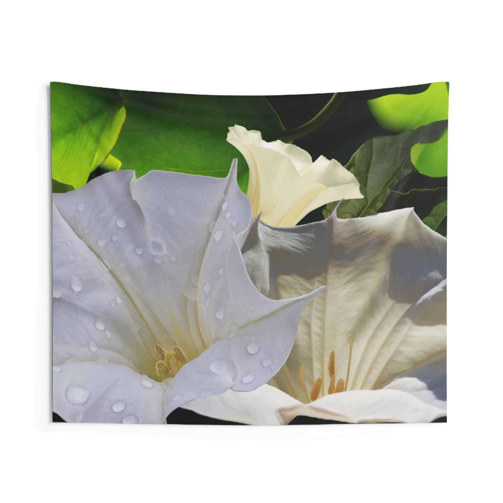 Jimsonweed Wall Tapestry – 100% Polyester Decorative Wall Tapestry
