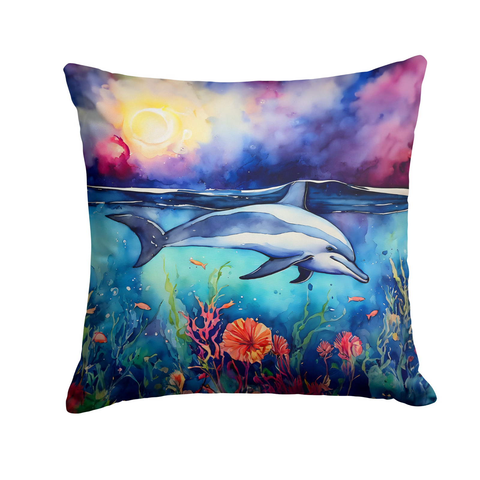 Dolphin Throw Pillow