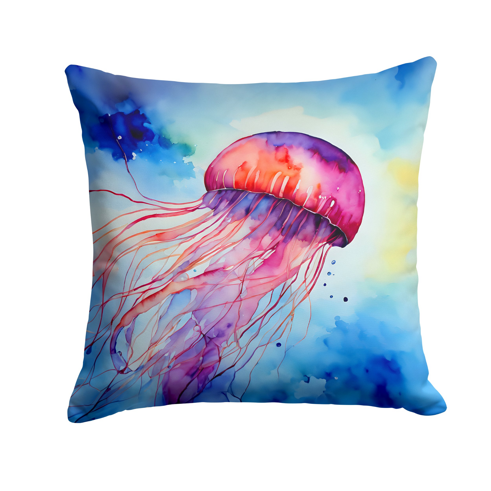 Jellyfish Throw Pillow