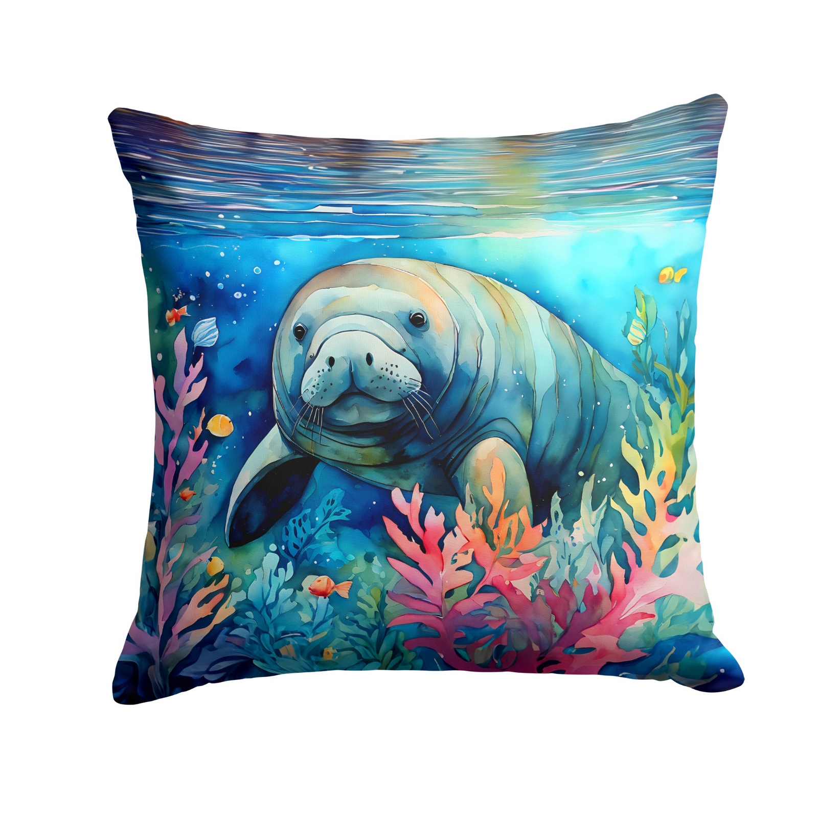 Manatee Throw Pillow
