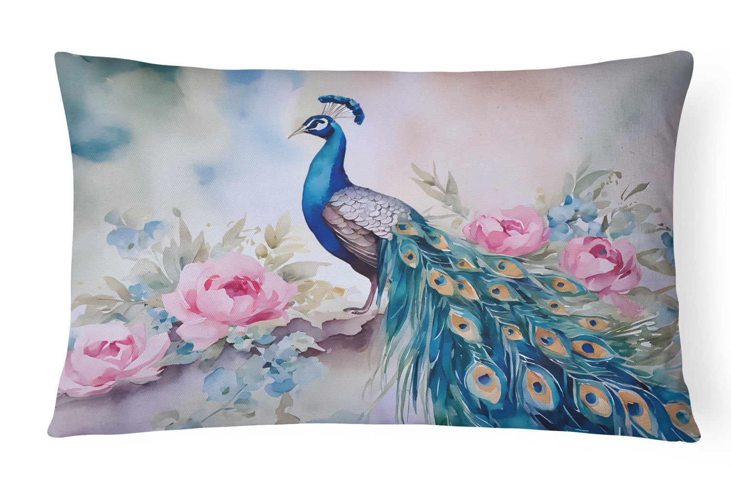 Peacock Throw Pillow