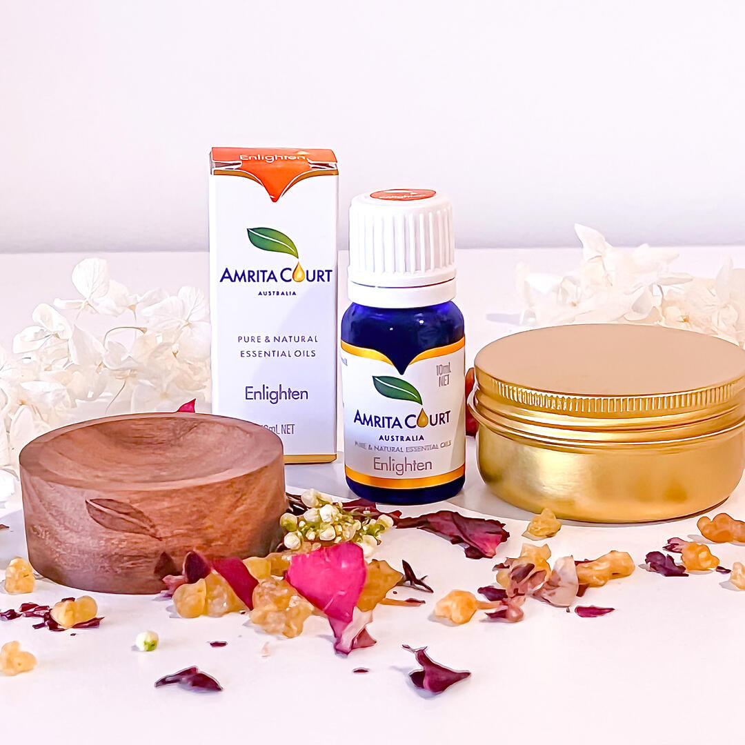 Enlighten Blend + Wooden Diffuser (Rosewood or Black Walnut)