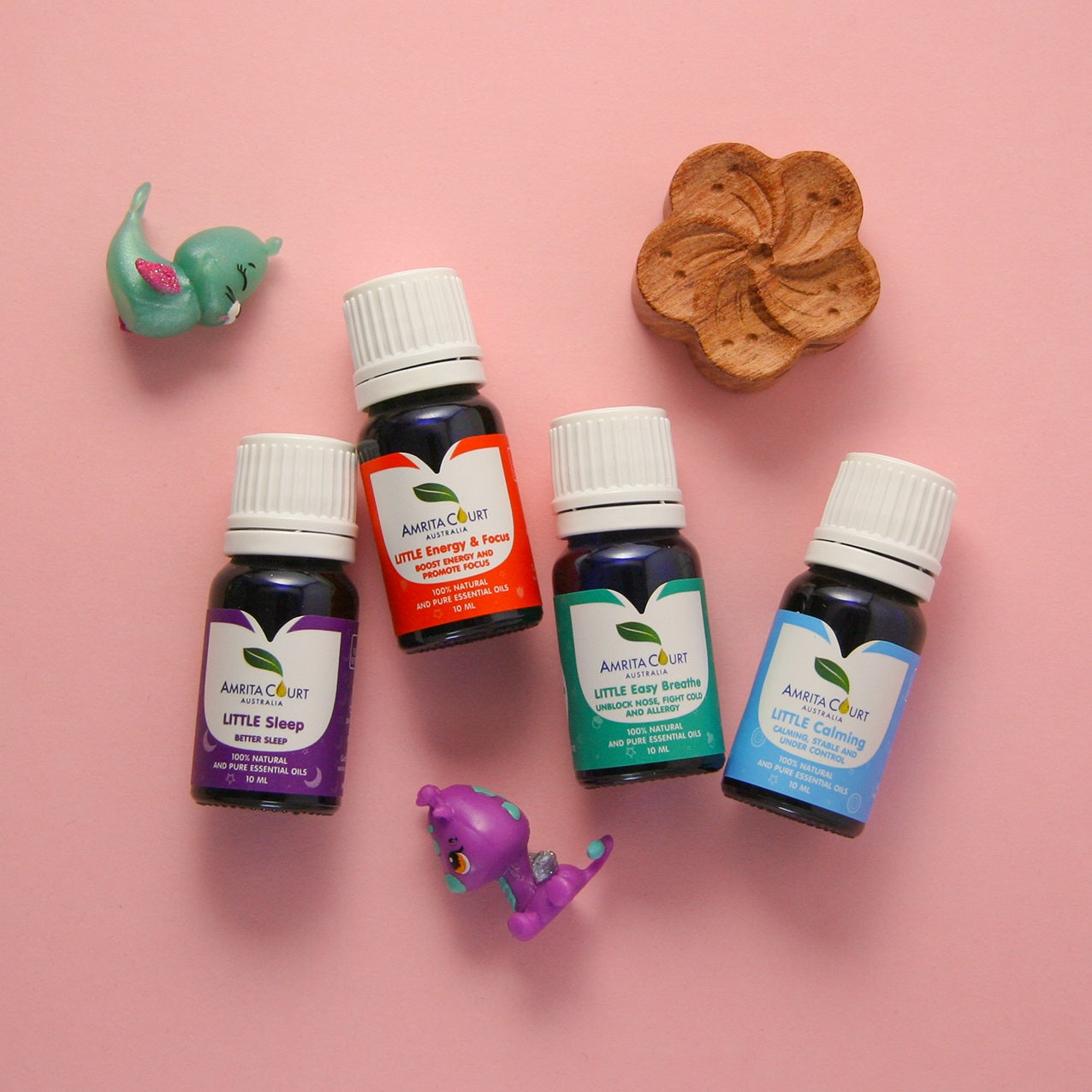 Fantastic 4 Kids Essential Oils | Breathe + Energy + Calming + Better Sleep