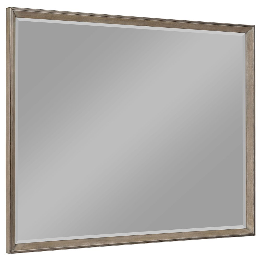 Durango Washed Oak Dresser Mirror with Clean-Lined Frame