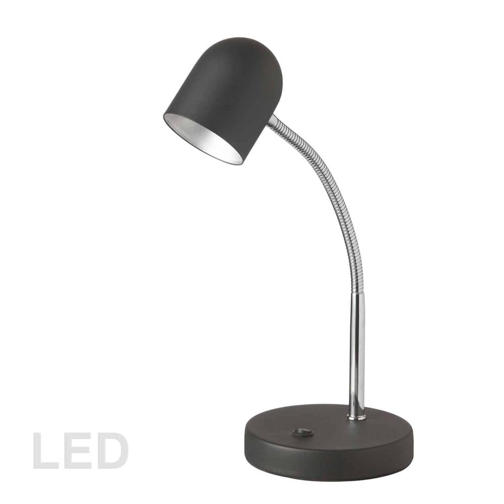 Adjustable LED Task Table Lamp – Satin Black Finish, 5W